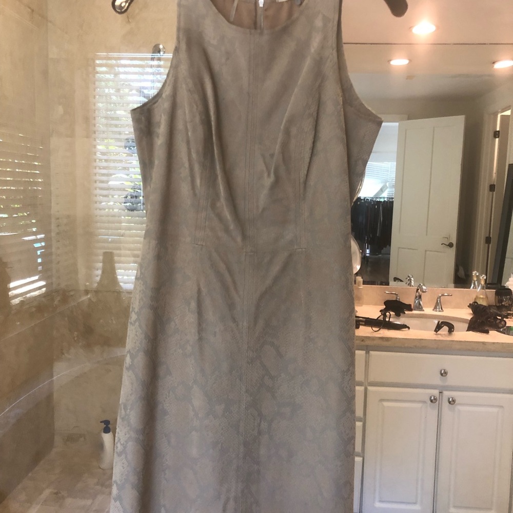 Rebecca Taylor Leather Python Embossed Dress - image 5